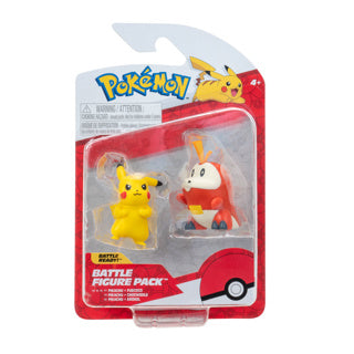 Figurines de combat Pokémon 2 pack 3 assorties | 3 pièces