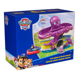 Paw Patrol Pup Squad Octopus Rescue Playset, voiture jouet Chase de 6,3 cm et figurine bébé poulpe, jouet pour jeu imaginatif