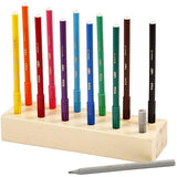 Porte-stylo pour mini marqueurs, dim. 20x6,5x2,5 cm, 1 pièce