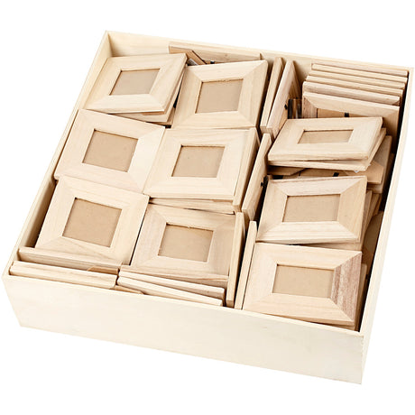 Cadres en bois Creativ company en 2 tailles, 80 pcs.