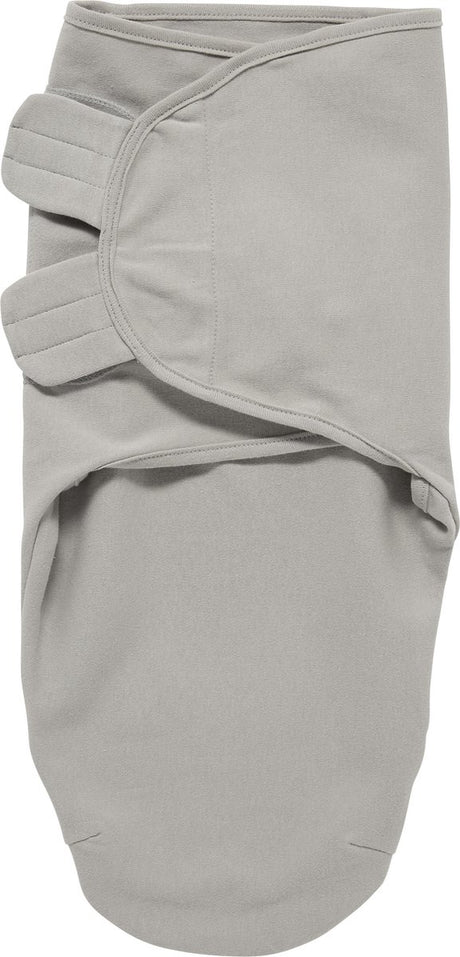 Couverture d'emmaillotage Meyco baby uni - gris - 0-3 mois - 1,0 tog