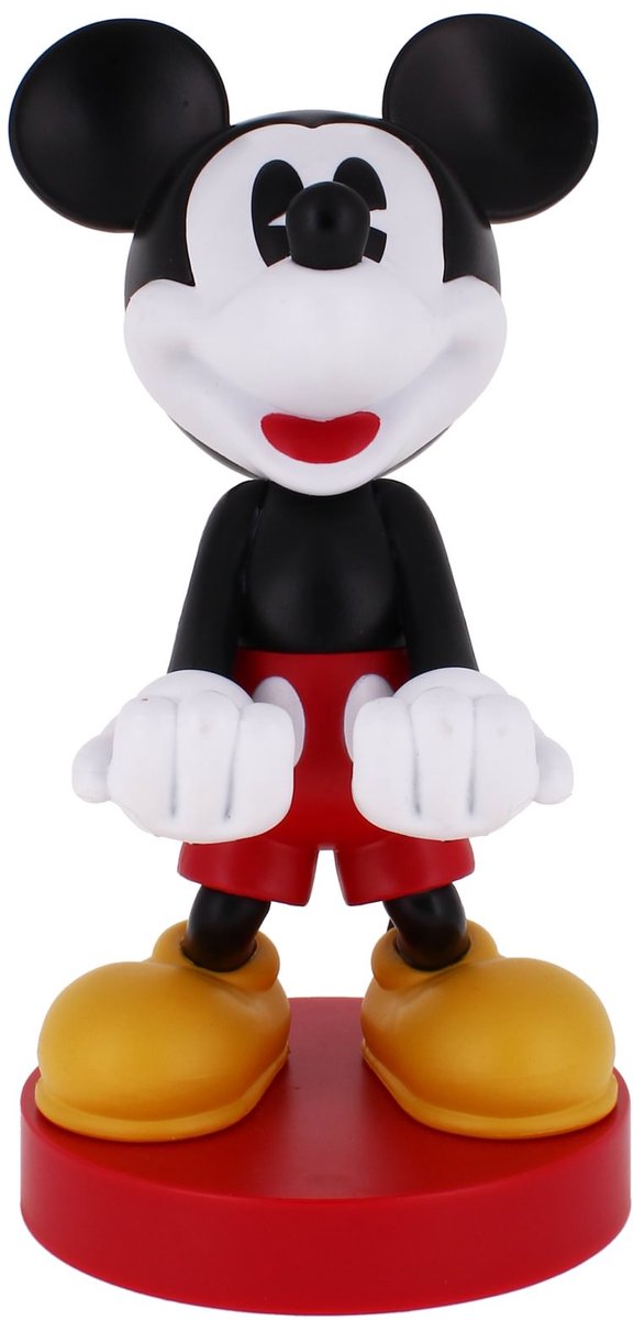 Cableguys Mickey Mouse - Disney - support de figurine pour téléphone | contrôleur | étui de chargement (attaches-câbles d'origine)