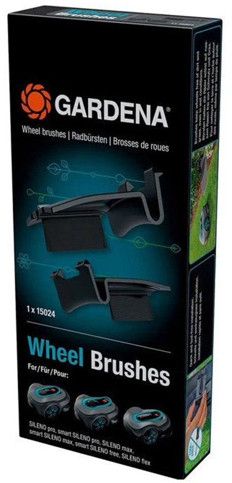 Gardena – brosses de nettoyage de roues – sileno max free sense – 2 pièces