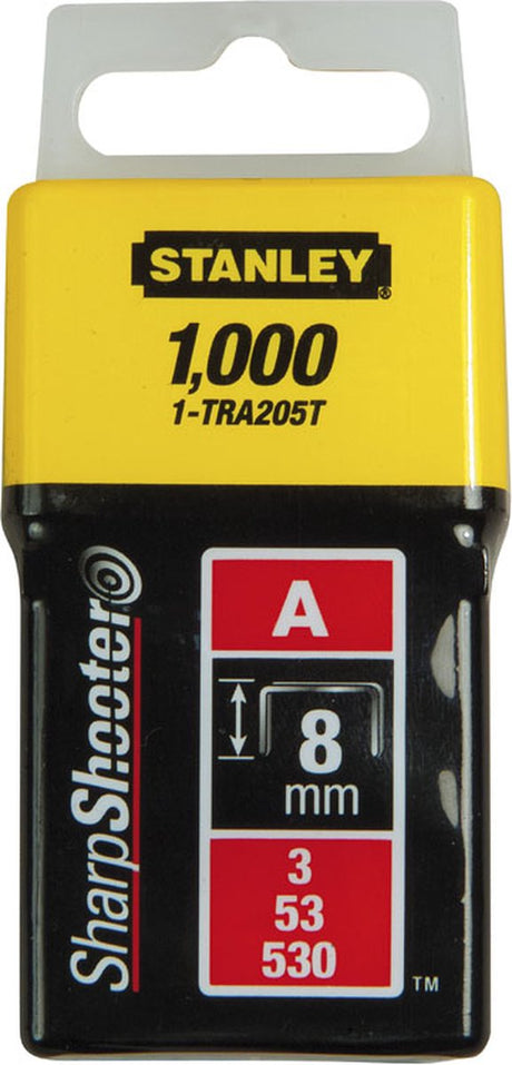 Agrafes Stanley 14mm type a - 1000 pièces