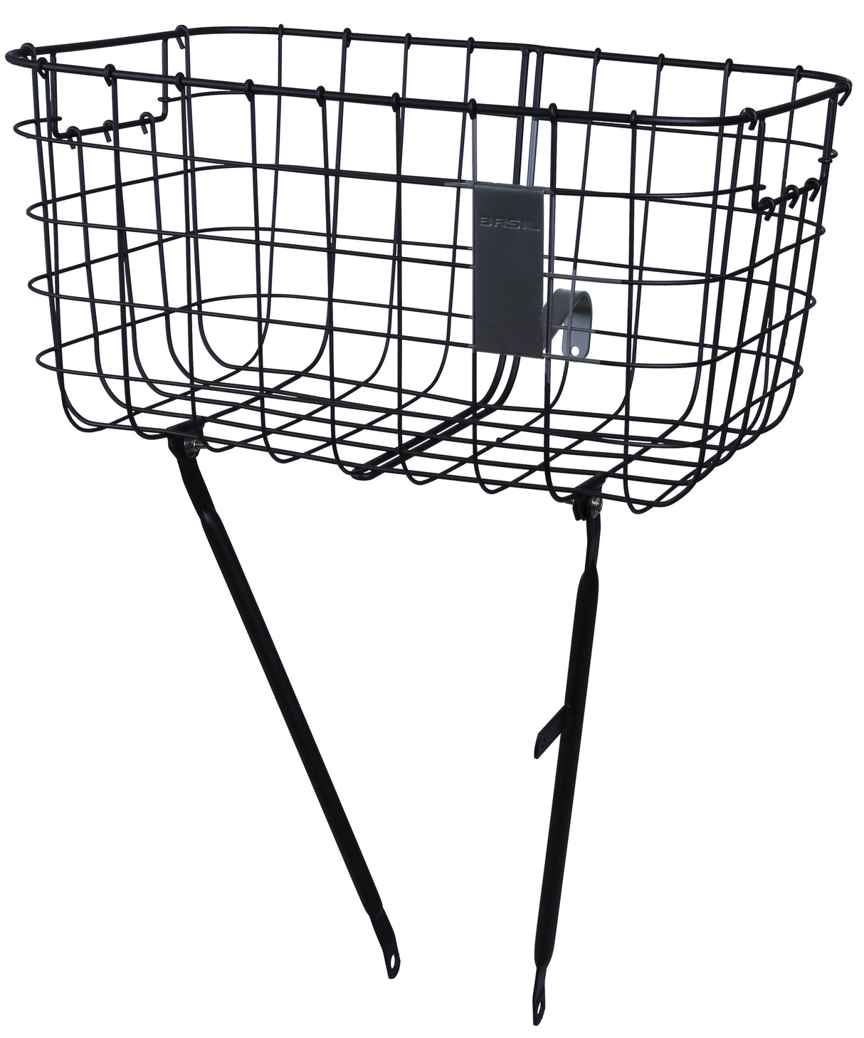 Basil Robin bicycle basket in front black