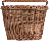 Basil Bremen Wicker KF bicycle basket in front of nature