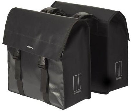 Basil Urban Load Double Bicycle Bag Black