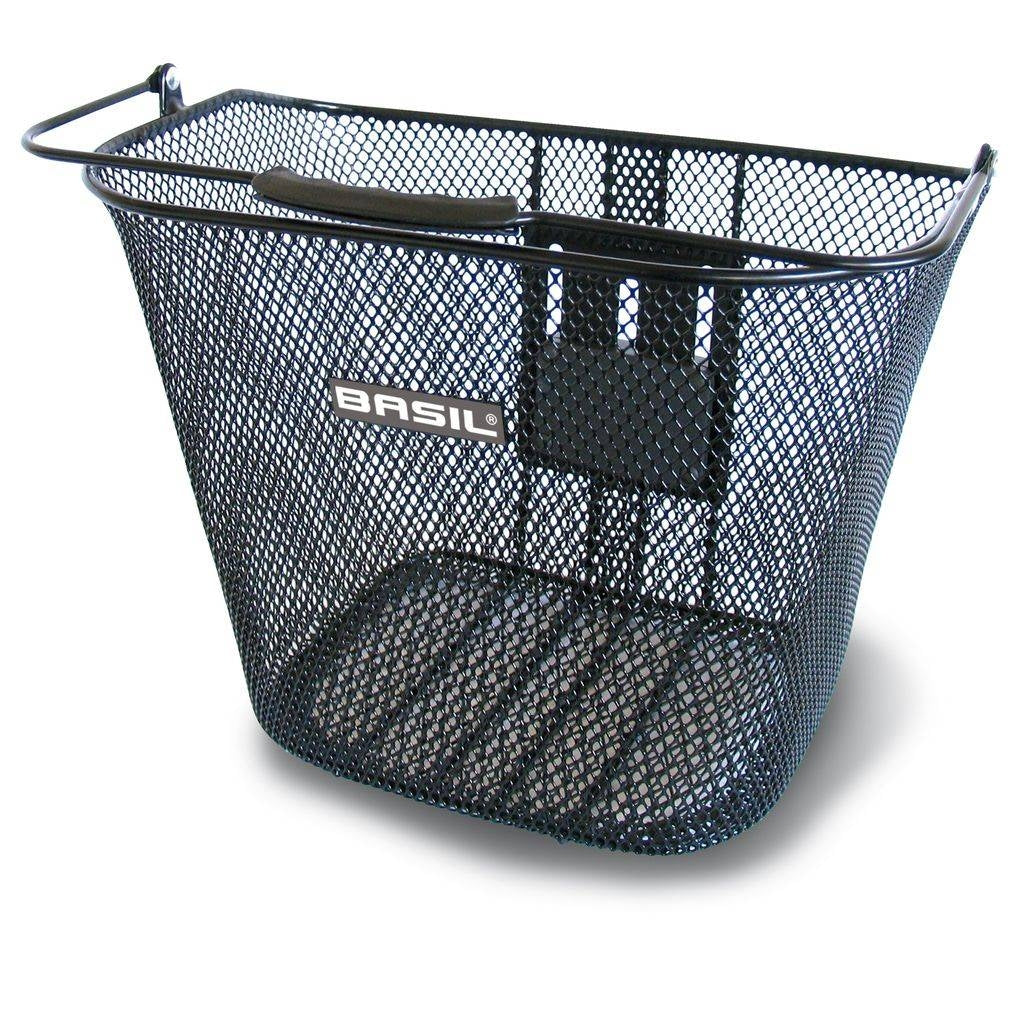 Basil Bremen KF bicycle basket at the front black