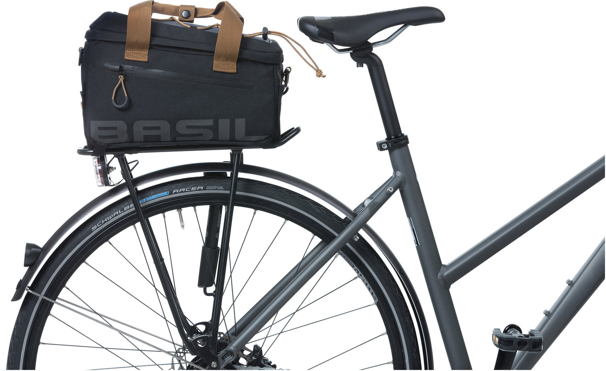 Basil Miles Trunkbag luggage behavior bag unisex bicycles black