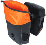 Basil Meilen Tarpuuinin - duebel Vëlo Bag, waasserdicht, 34L, schwaarz orange