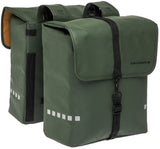 Bicycle bag Odense - Tough, spacious double backpack for electric bicycles - Green