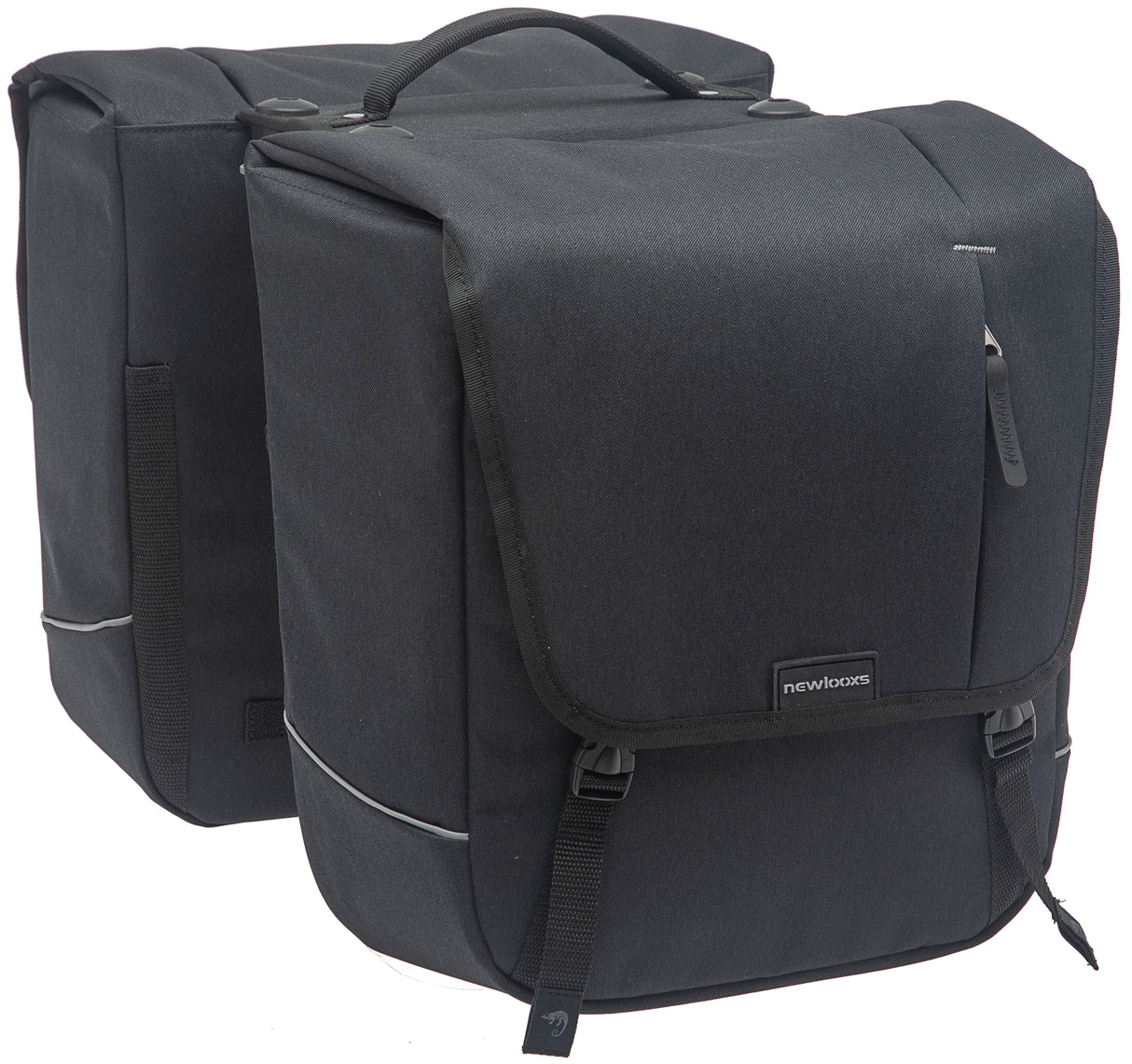NOVA Double - Double Bicycle Bag, eau -pellent, noir