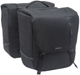 NOVA Double - Double Bicycle Bag, eau -pellent, noir