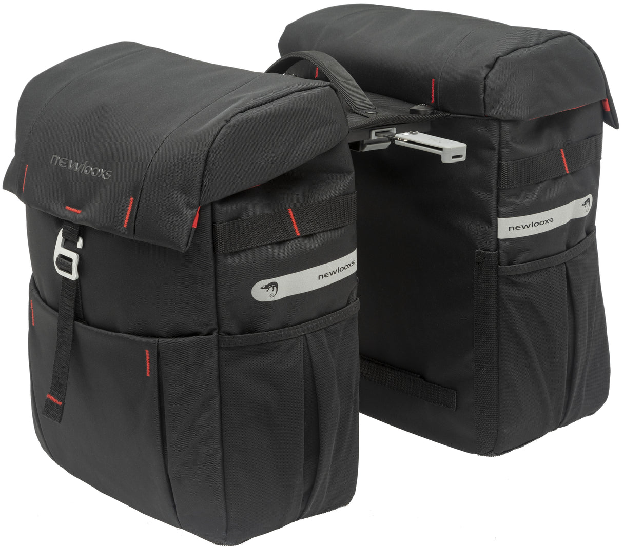 New Looxs Vigo Double Mik Bicycle Bag - Black