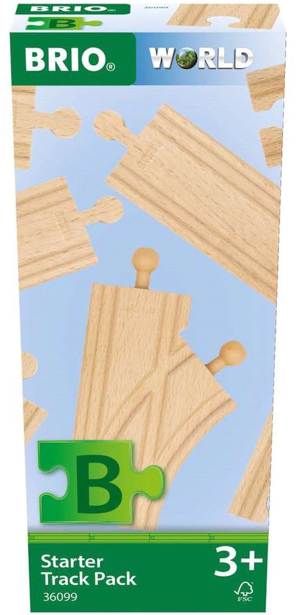 Jeu de rails pour débutants Brio - 12 pcs