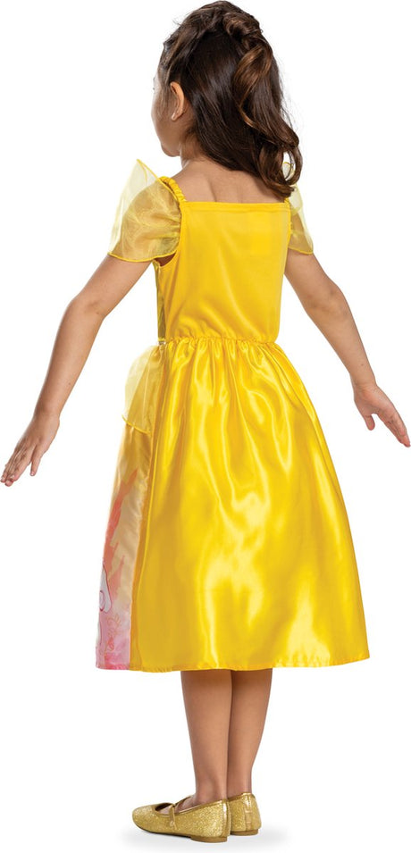 Déguisement princesse disney - la belle la bête, robe belle storybook classique, taille xs (3-4 ans), fille