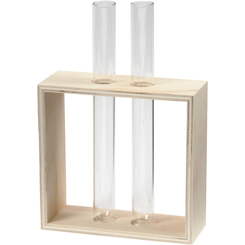 Creativ Company Rack en bois avec tubes à essai, 3dlg.