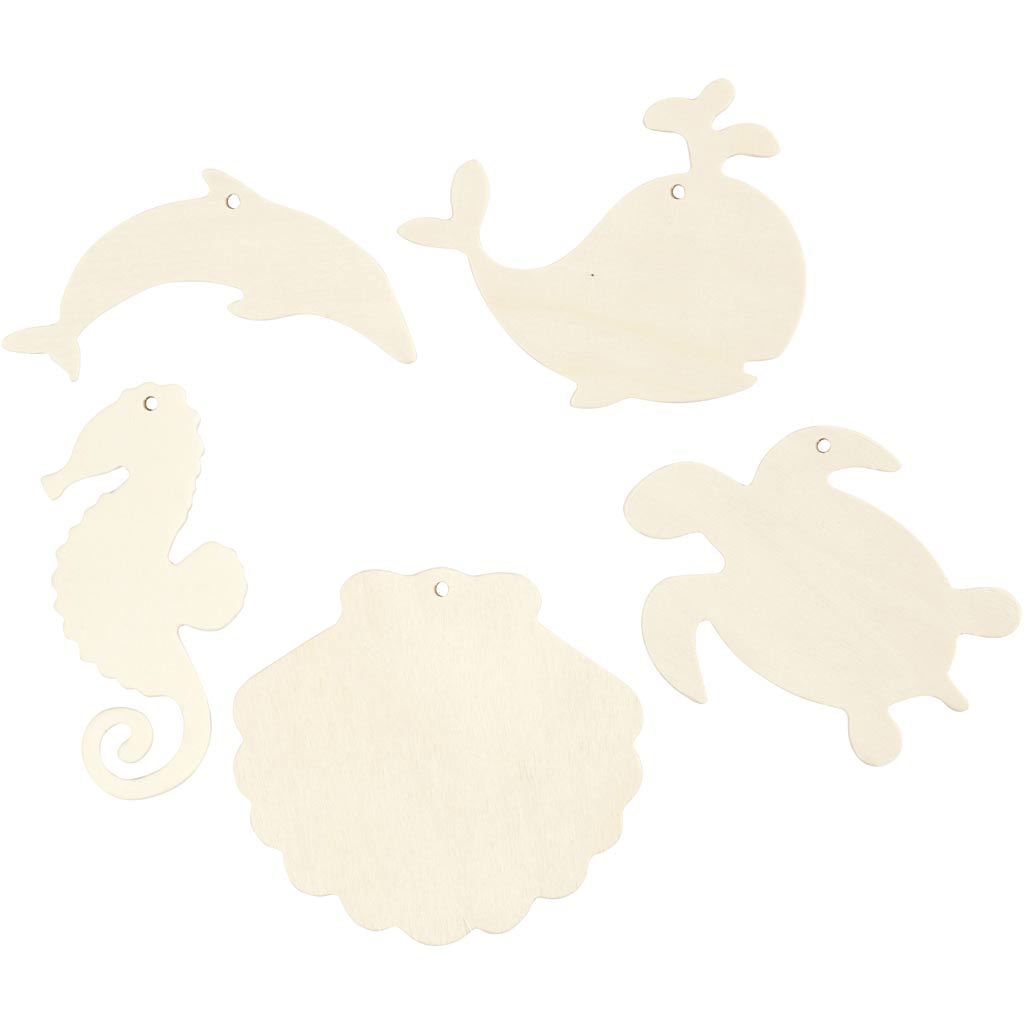 Creativ Company Animaux marins en bois avec suspensionogue