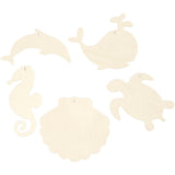 Creativ Company Animaux marins en bois avec suspensionogue