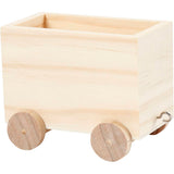 Wagon de train en bois