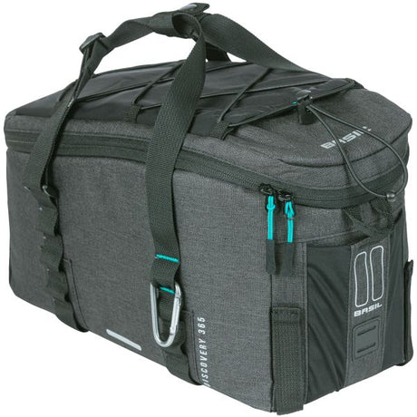 Basil Discovery 365D Bagage de bagages Sac m - noir, eau -pellent, 9L, unisexe, sportif
