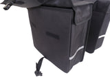 Edge Sacoche de vélo double Luxury Shopper 40 litres 38 x 40 x 14cm (2x) noir