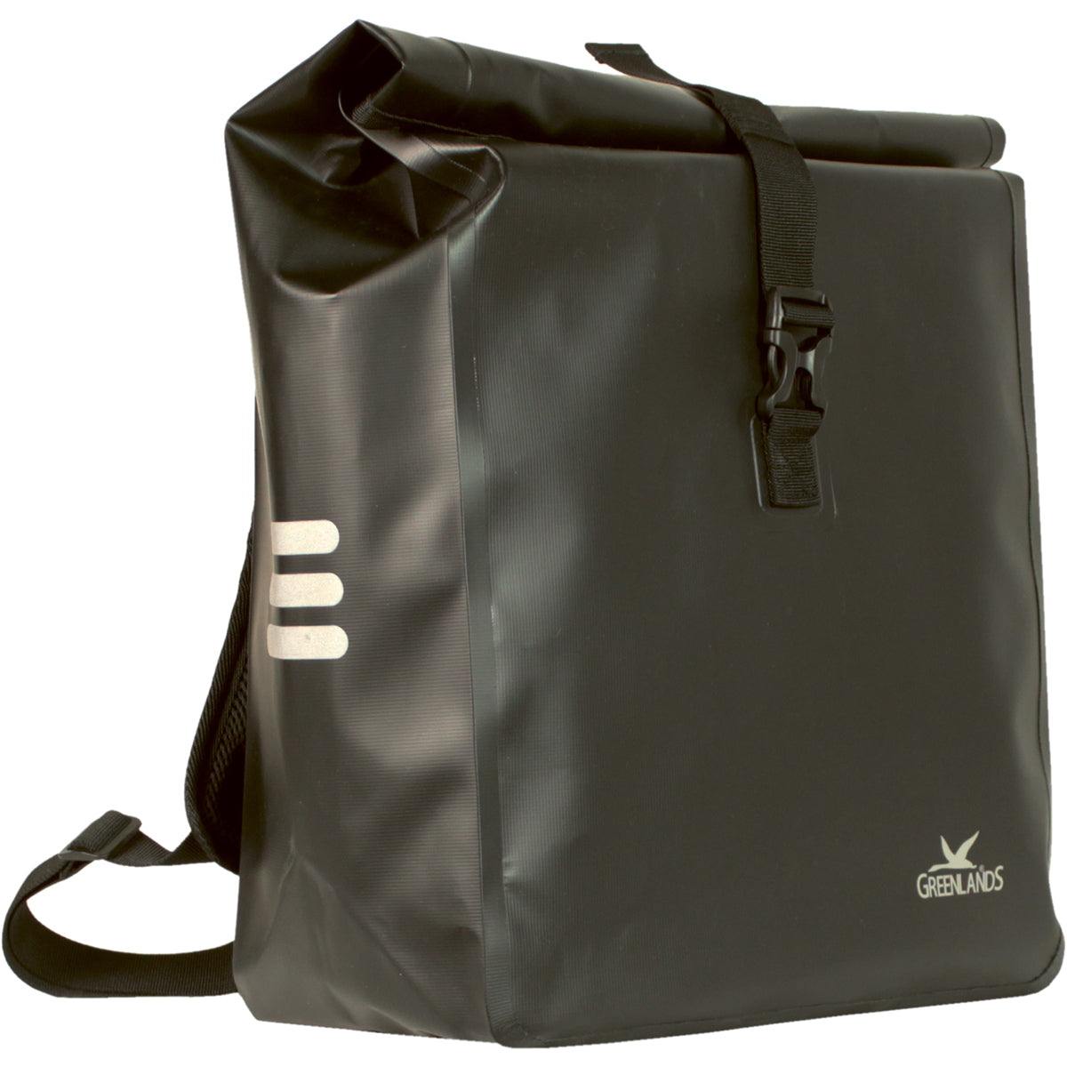 Groenlands Urban Dry grand seul sac de sac à dos noir 18,5l imperméable