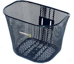 Basil Toronto Children's bicycle basket in front black