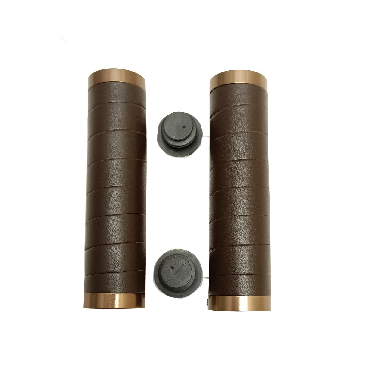 Falkx Dark Brownny Handles Le cuir marron