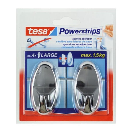 Tesa crochet l chrome brillant