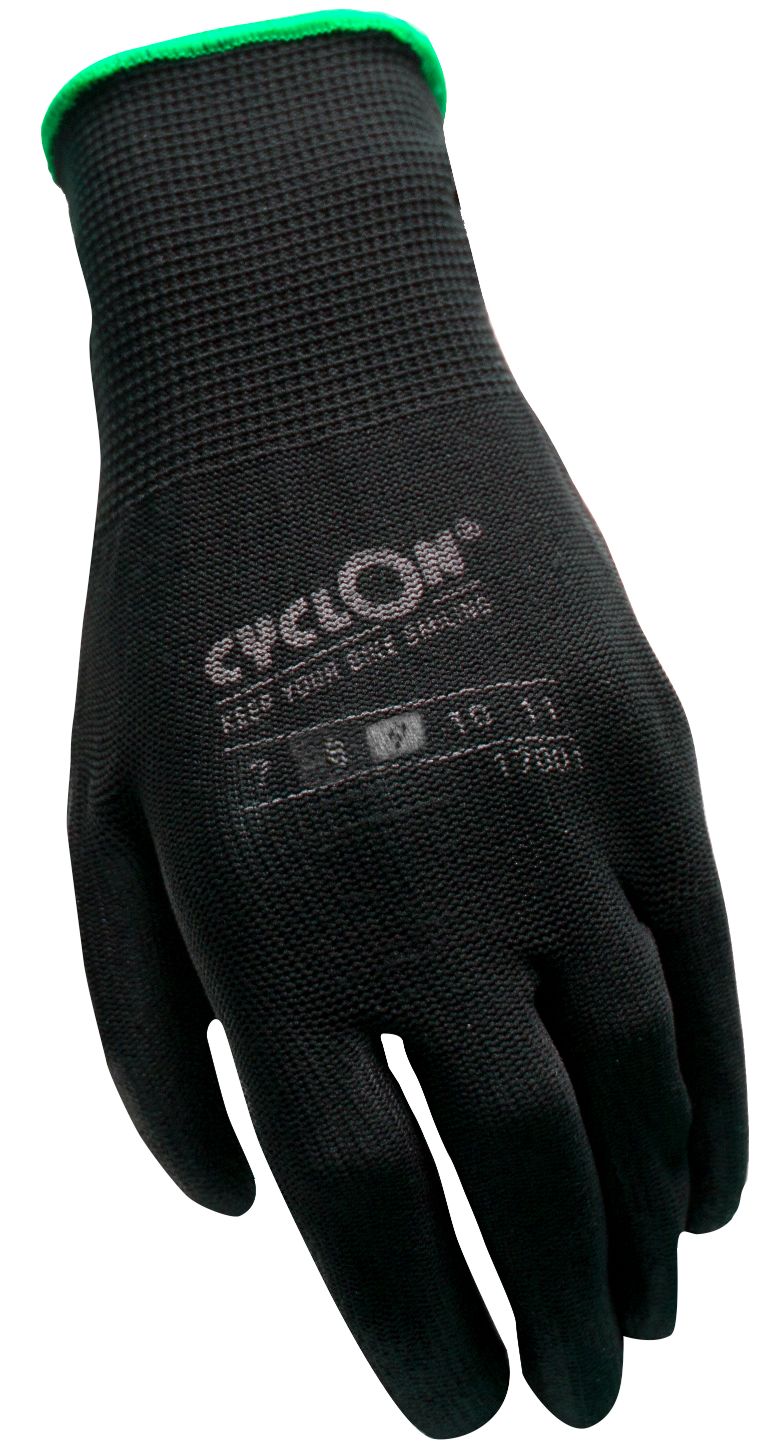 Gants d'assemblage de cyclon m9 vert (20 paires)