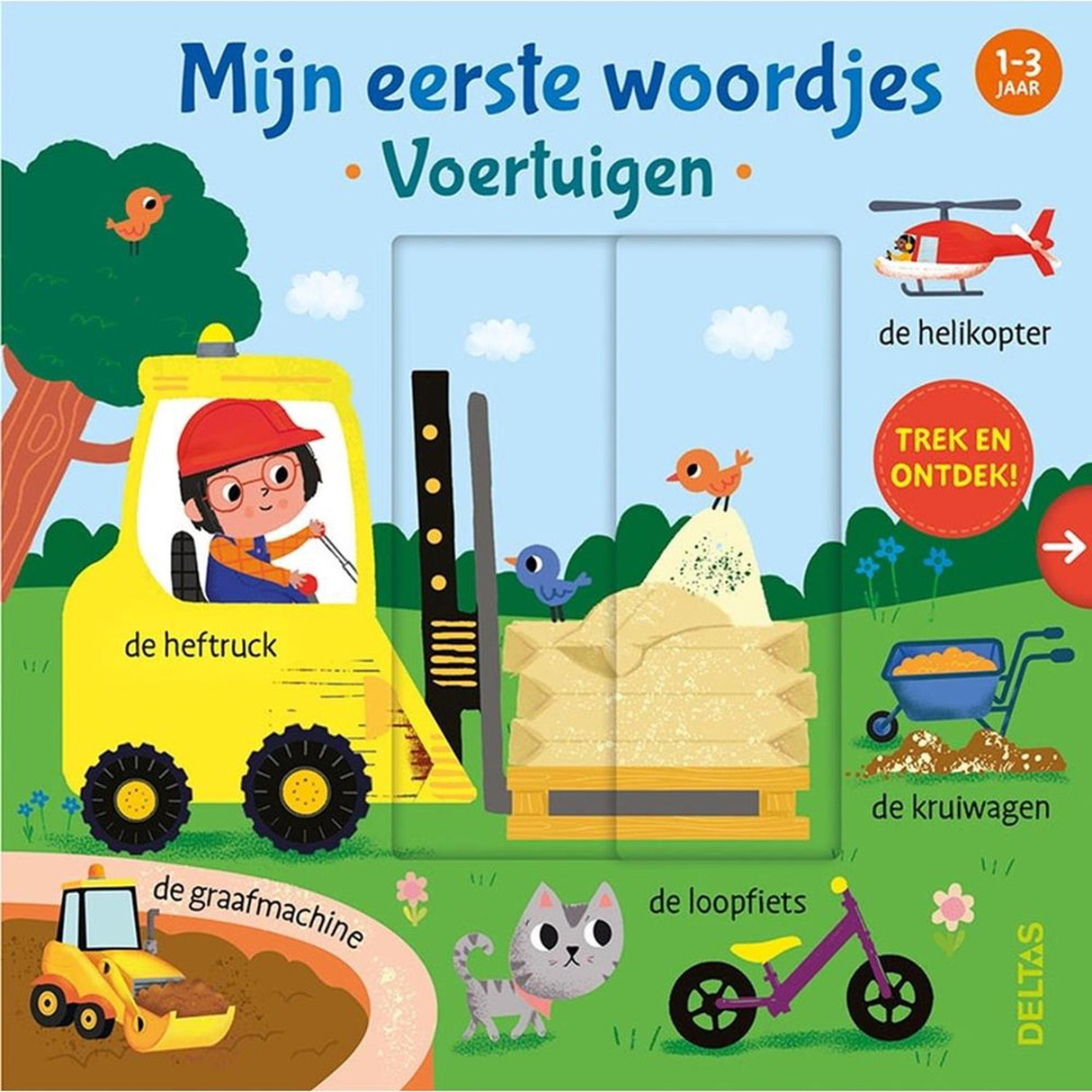 Deltas livre cartonné mes premiers mots - véhicules (1-3 ans)