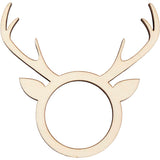Rond de serviette Creativ company, h : 8 cm, d : 5 mm, d 4,5 cm, taille du trou 3,5 cm, 4 pièces 1 boîte