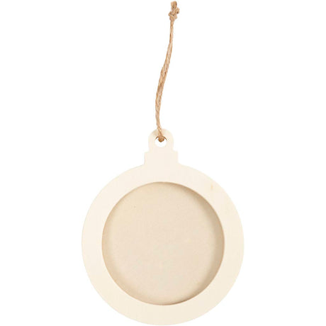 Société créative https : www.ccobby.nl frame-hanging-decorations-d-0-5-cm-d-8-cm-24-piece-1-box