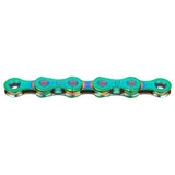 Chaîne Shimano kmc x12 cirée 126 maillons - vert aurore