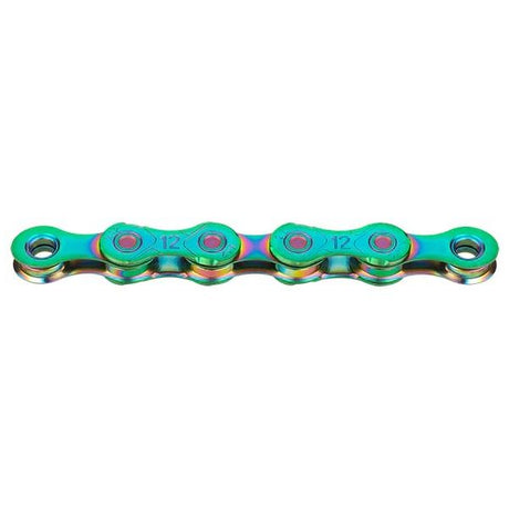 Chaîne Shimano kmc x12 cirée 126 maillons - vert aurore