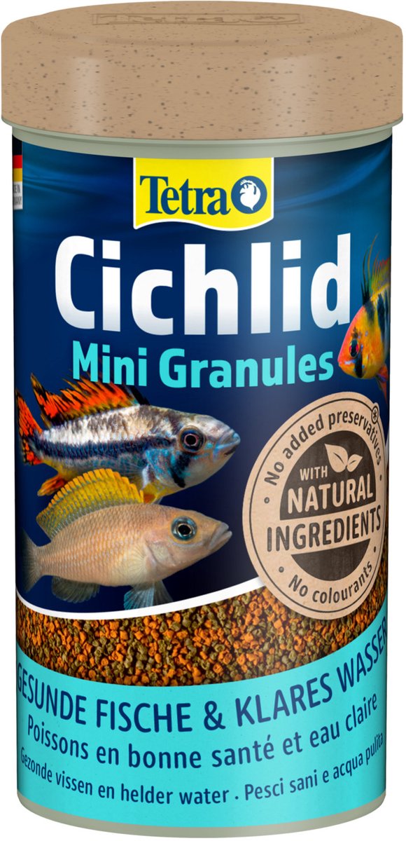 Mini granulés Tetra cichlidés - nourriture pour poissons - 250 ml