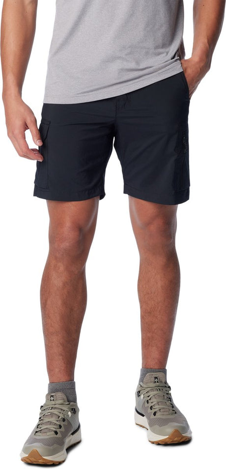 Columbia silver ridge™ utility cargo shorts pantalon outdoor homme - noir