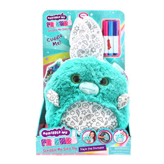 Gribouille-moi peluche à fourrure 3 assortis pk 6