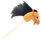 Pluchiez peluche cheval de loisir crinière longue 70 cm