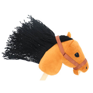 Pluchiez peluche cheval de loisir crinière longue 70 cm