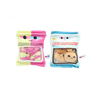 Peluche crêpes guimauves 2 assortis | 4 pièces