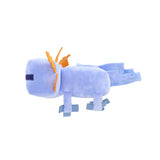 Peluche Ottosimon minecraft axolotl bleu 44 cm.