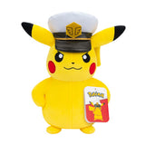 Pokémon Jazwares - peluche 20cm - capitaine pikachu