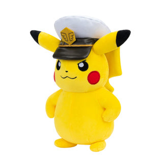 Pokémon Jazwares - peluche 20cm - capitaine pikachu