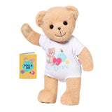 Bébé ours né - blanc - peluche