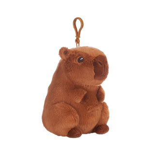 Peluche capybara clip sac 3 assortis 12 cm | 12 pièces