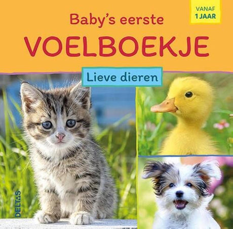 Deltas, le premier livre tactile de bébé - animaux doux