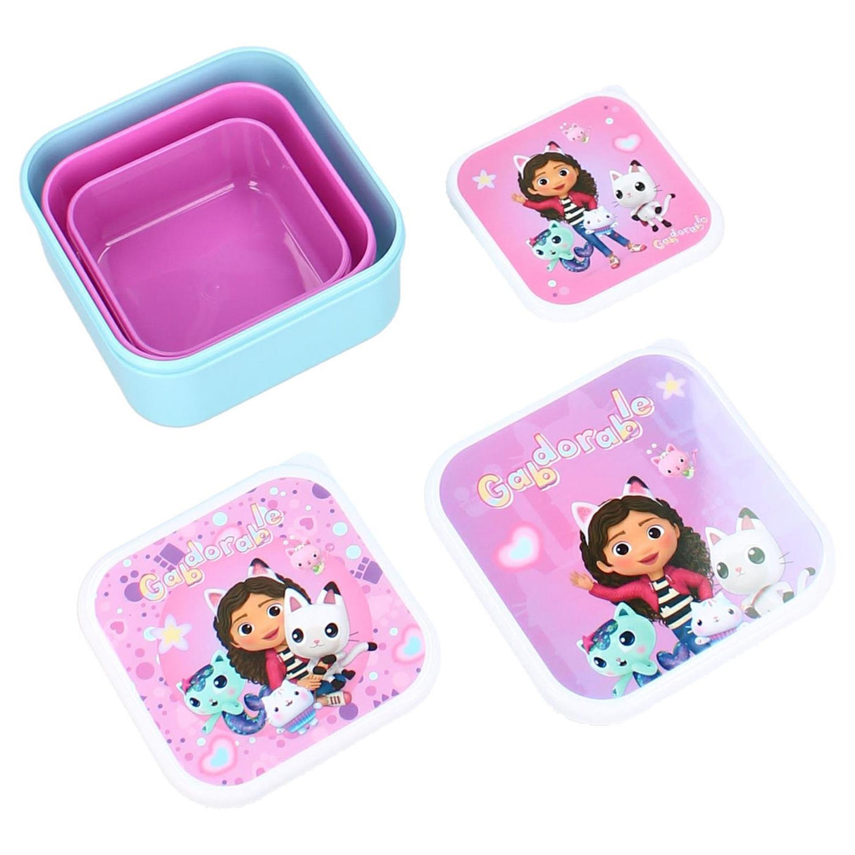 Vadobag coffret à collations maison de poupée de Gabby 3 pièces