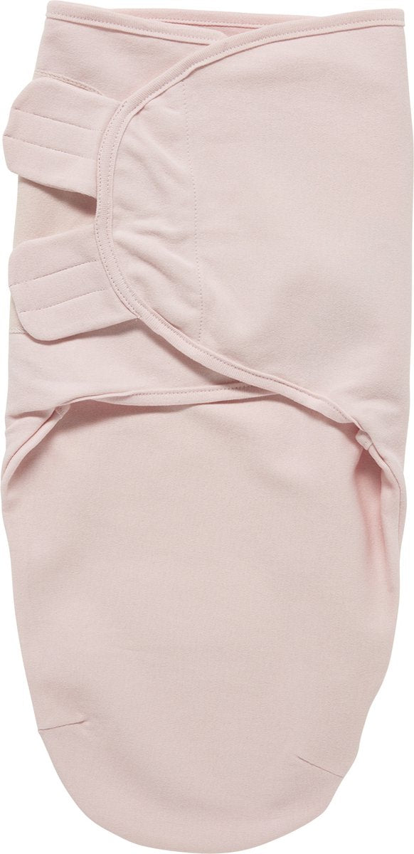 Couverture d'emmaillotage Meyco baby uni - rose clair - 0-3 mois - 1,0 tog